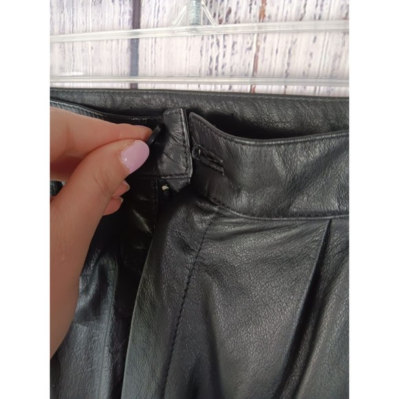 I B Diffusion Vintage High Waisted Genuine Leather Pants Women's Size 6 - Picture 5 of 11
